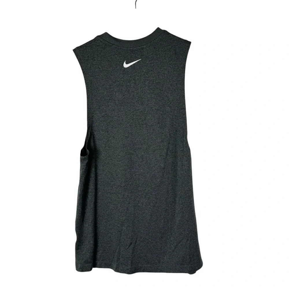 Nike Dri Fit Gray Just Do It Muscle Athletic Tank Top XS